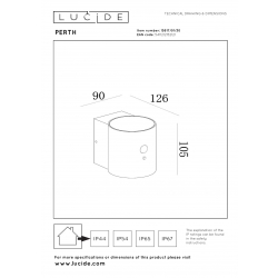 PERTH - CZUJNIK RUCHU 15817/01/30